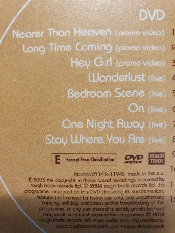 Tracks dvd cddvd delays   faded seaside glamour   5050159811458