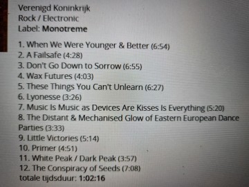 Tracks mm cd 65daysofstatic   the destruction of small ideas   mono 28