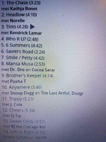 Tracks mm cd anderson paak   oxnard   0075597927054