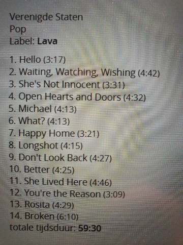 Tracks mm cd antigone rising   from the ground up   0075679380524