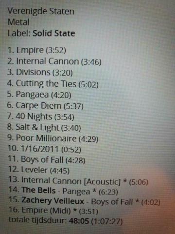 Tracks mm cd august burns red   leveler   5060246121636