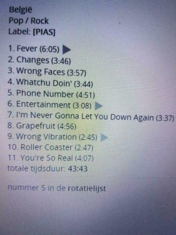 Tracks mm cd balthazar   fever   5400863003746