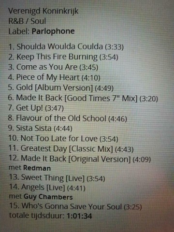 Tracks mm cd beverley knight   voice  the best of   0094635456622