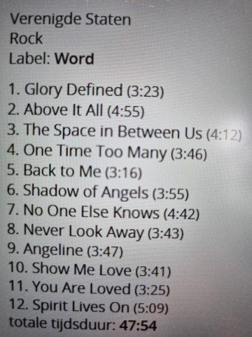 Tracks mm cd building 429   space in between us   0080688632120