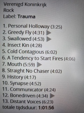 Tracks mm cd bush   razorblade suitcase   0606949009120