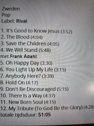 Tracks mm cd carola   my tribute   cd sk 7049