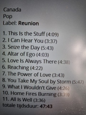 Tracks mm cd carolyn arends   i can hear you   0080688373726