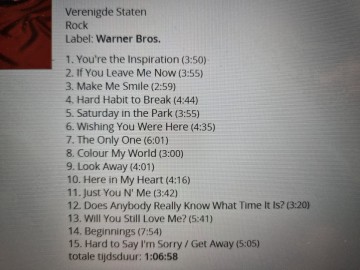 Tracks mm cd chicago   the heart of chicago   0093624655428