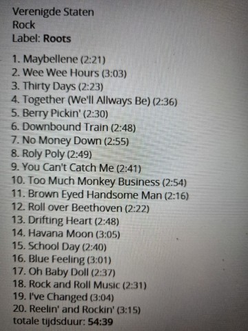 Tracks mm cd chuck berry   rock  roll music  volume 1