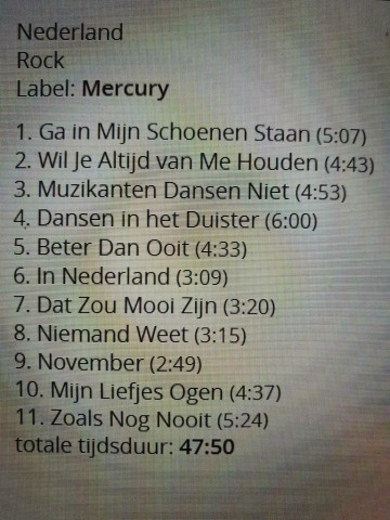 Tracks mm cd de dijk   muzikanten dansen niet   0731458688525