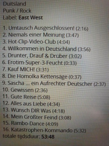 Tracks mm cd die toten hosen   kauf mich   0652450199324