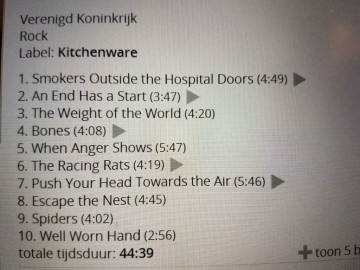 Tracks mm cd editors   an end has a start   5413356133028