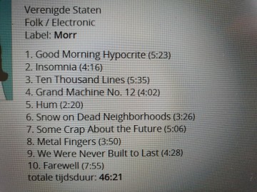 Tracks mm cd electric president   s   t   0880918006222