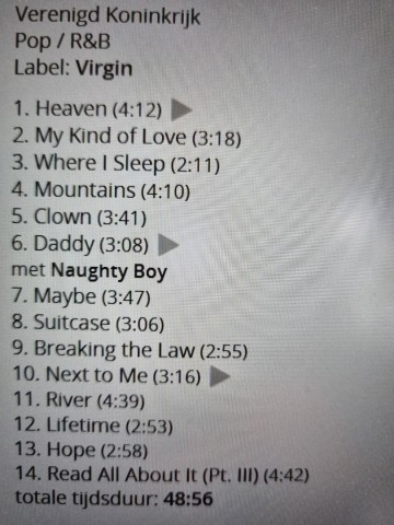 Tracks mm cd emeli sande   our version of events   5099967896820