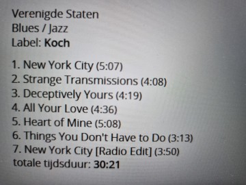 Tracks mm cd ep the peter malick group feat norah jones   new york city   0099923867821