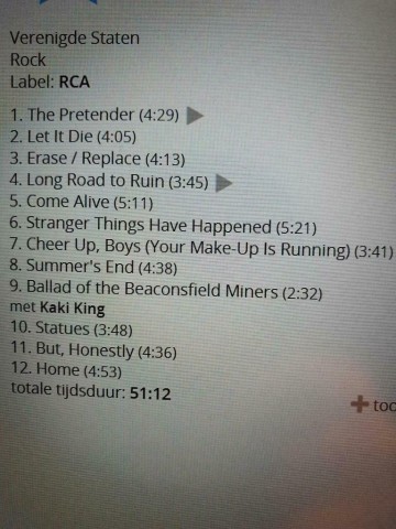 Tracks mm cd foo fighters   echoes silence patience and grace    0886971151626