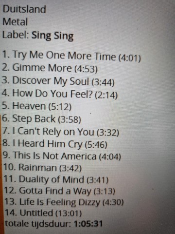 Tracks mm cd h blockx   discover my soul   0743214029121