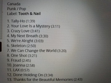 Tracks mm cd hawk nelson   crazy love   5099994924428