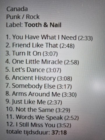 Tracks mm cd hawk nelson   is my friend   0094639418527