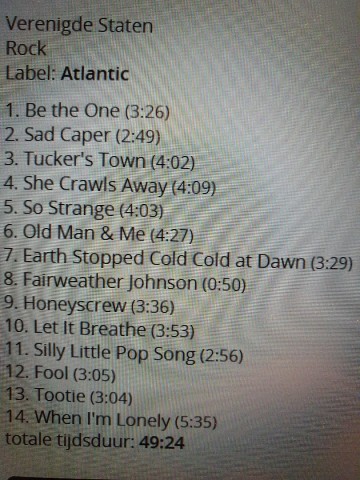 Tracks mm cd hootie  the blowfish   fairweather johnson   0075678288623