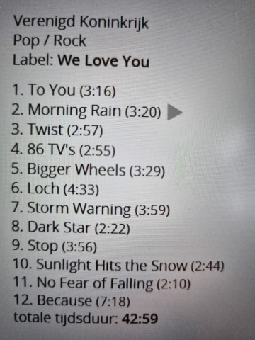 Tracks mm cd i am kloot   natural history   0724385095221