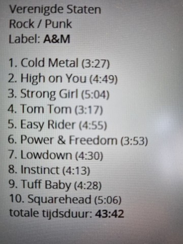 Tracks mm cd iggy pop   instinct   0082839519823