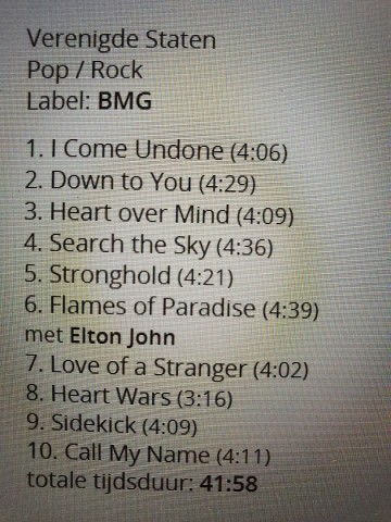 Tracks mm cd jennifer rush   heart over mind   5099745047024