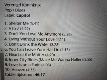 Tracks mm cd joe cocker   cocker   0077774626828