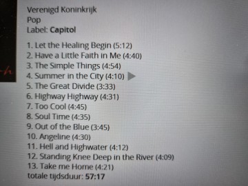 Tracks mm cd joe cocker   have a little faith   0724382979227