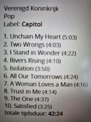 Tracks mm cd joe cocker   unchain my heart   0077774828529