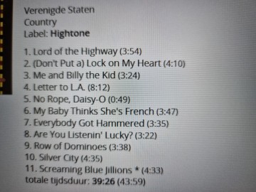 Tracks mm cd joe ely   lord of the highway   5014757071010