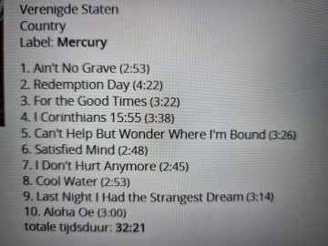 Tracks mm cd johnny cash   american vi aint no grave   0602527315621