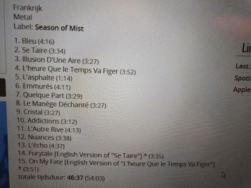 Tracks mm cd kells   anachromie   0822603925326