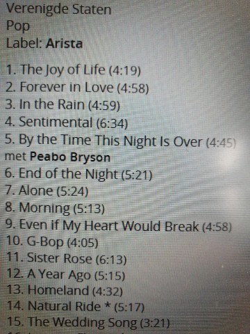 Tracks mm cd kenny g   breathless   0078221864626