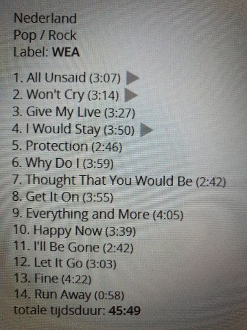 Tracks mm cd krezip   nothing less   0685738248322