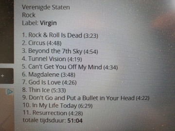 Tracks mm cd lenny kravitz   circus   0724384069629