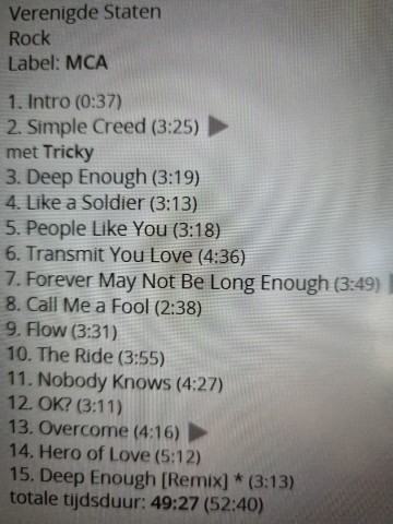 Tracks mm cd live   v   0008811248529