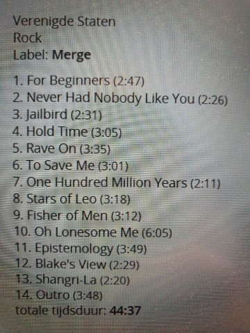 Tracks mm cd m ward   hold time   0673855032320