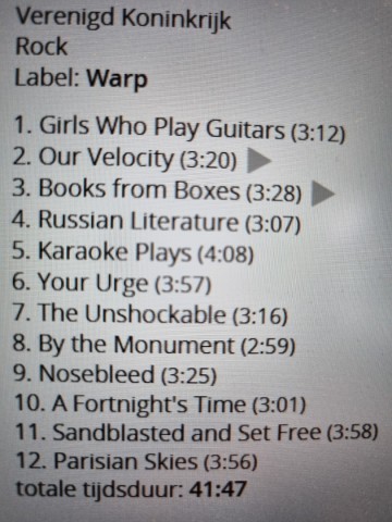 Tracks mm cd maximo park   our earthly pleasures   0801061015527