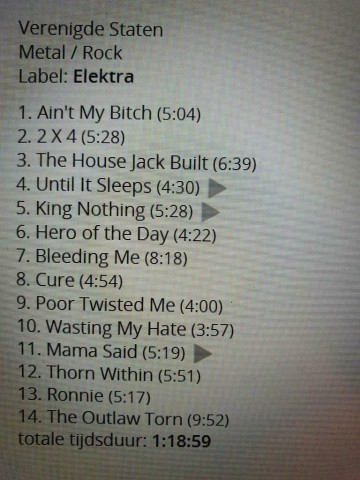 Tracks mm cd metallica   load   0731453261822 0