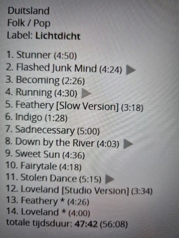 Tracks mm cd milky chance   sadnecessary   4020796447175