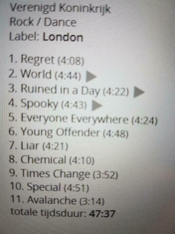 Tracks mm cd new order   republic   0042282841322