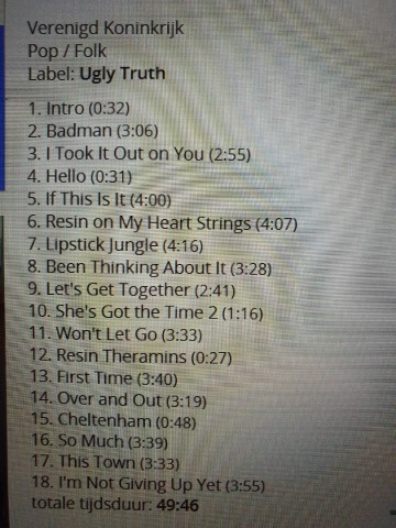 Tracks mm cd newton faulkner   rebuilt by humans   0602517618459