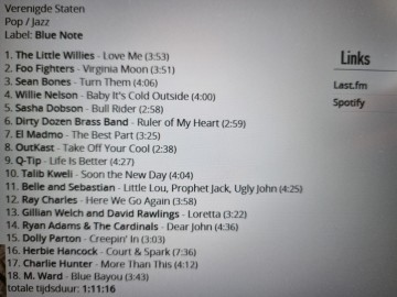 Tracks mm cd norah jones   featuring   5099990986826