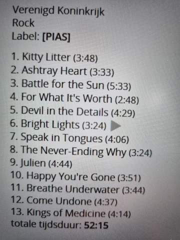 Tracks mm cd placebo   battle for the sun   5051083043731