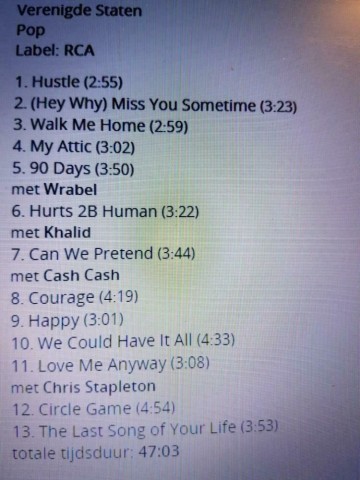 Tracks mm cd pnk   hurts 2b human   0190759071922