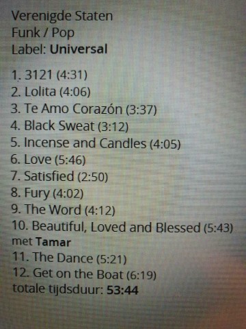 Tracks mm cd prince   3121   0190759100028