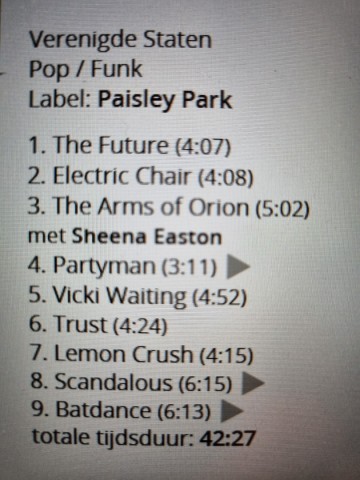 Tracks mm cd prince   batman   0075992593625 0