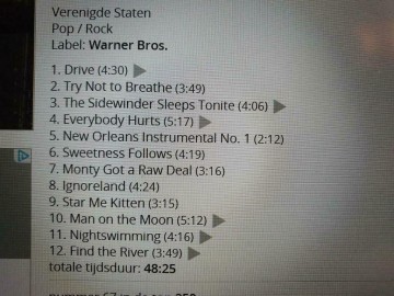 Tracks mm cd rem   automatic for the people   0093624505525