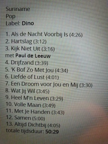 Tracks mm cd ruth jacott   hartslag   8712195751576